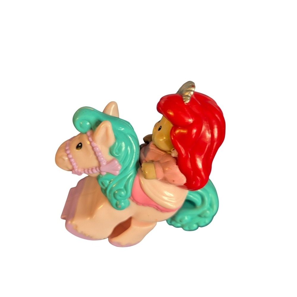 Fisher-Price Little People Disney Princess Ariel on Pink Horse Figure - Picture 2 of 2